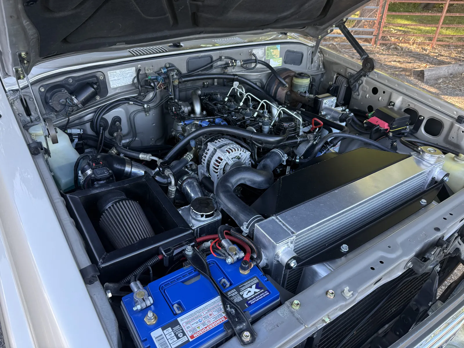 Cummins R2.8 repower and cooling system in the 1988 FJ62
