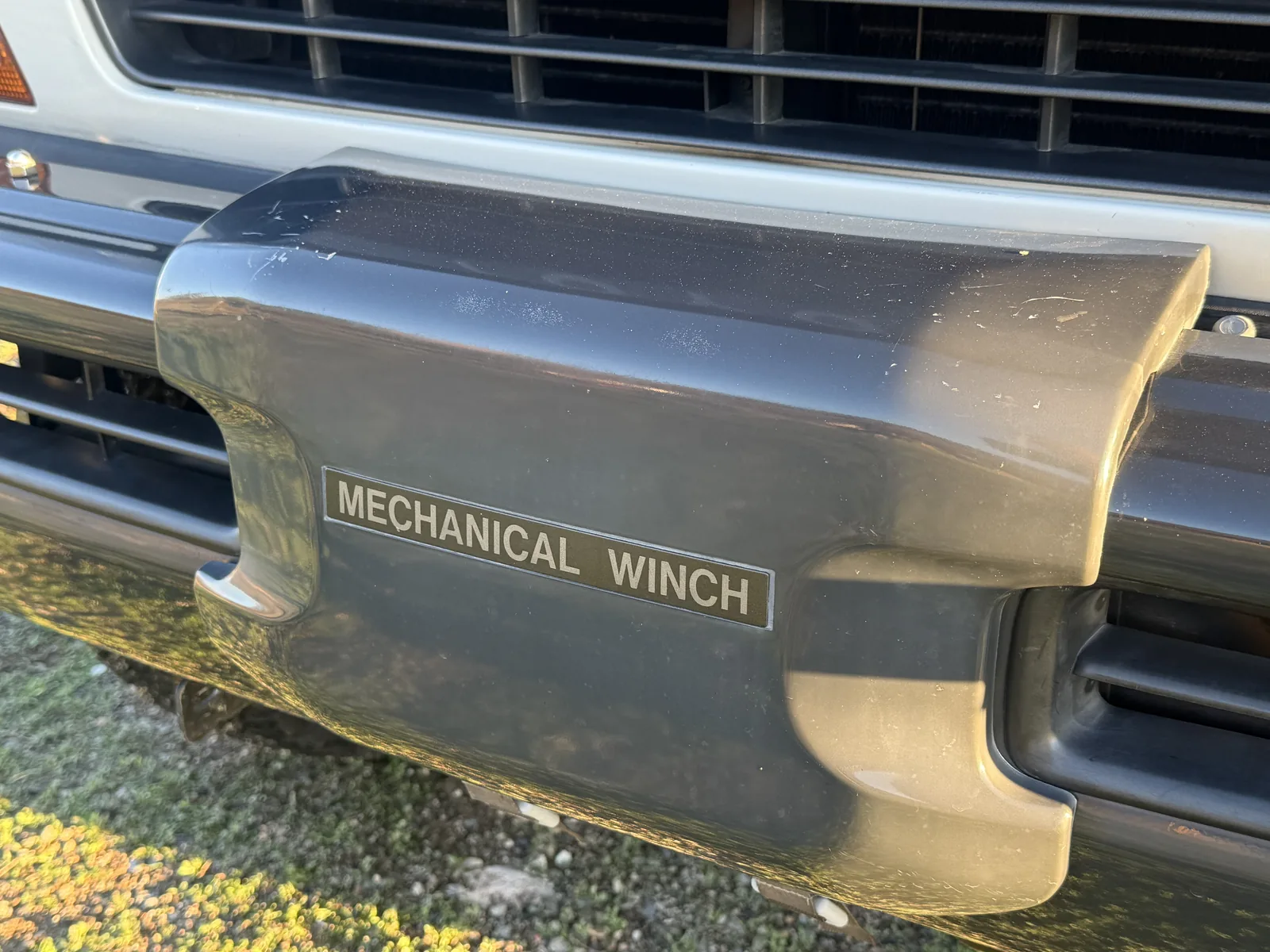 Factory mechanical PTO winch on the 1992 HZJ81