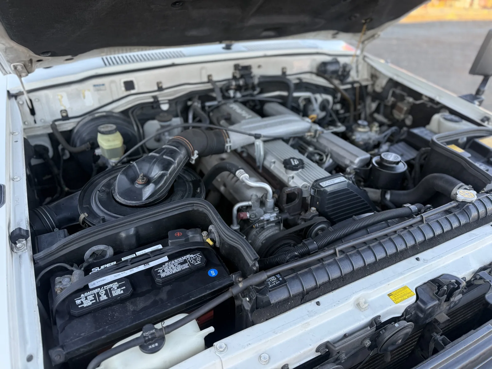 1HZ diesel engine in the 1992 Toyota Land Cruiser HZJ81