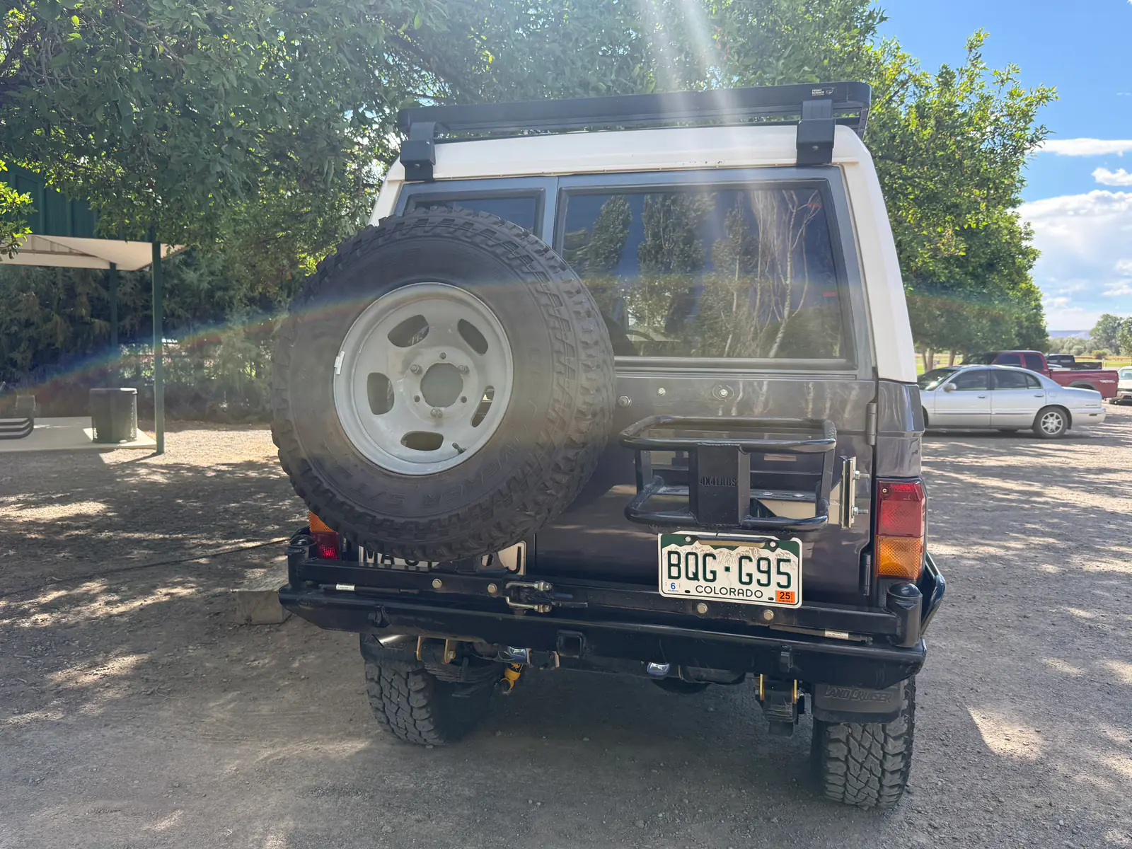 1985 BJ73 Land Cruiser rear view