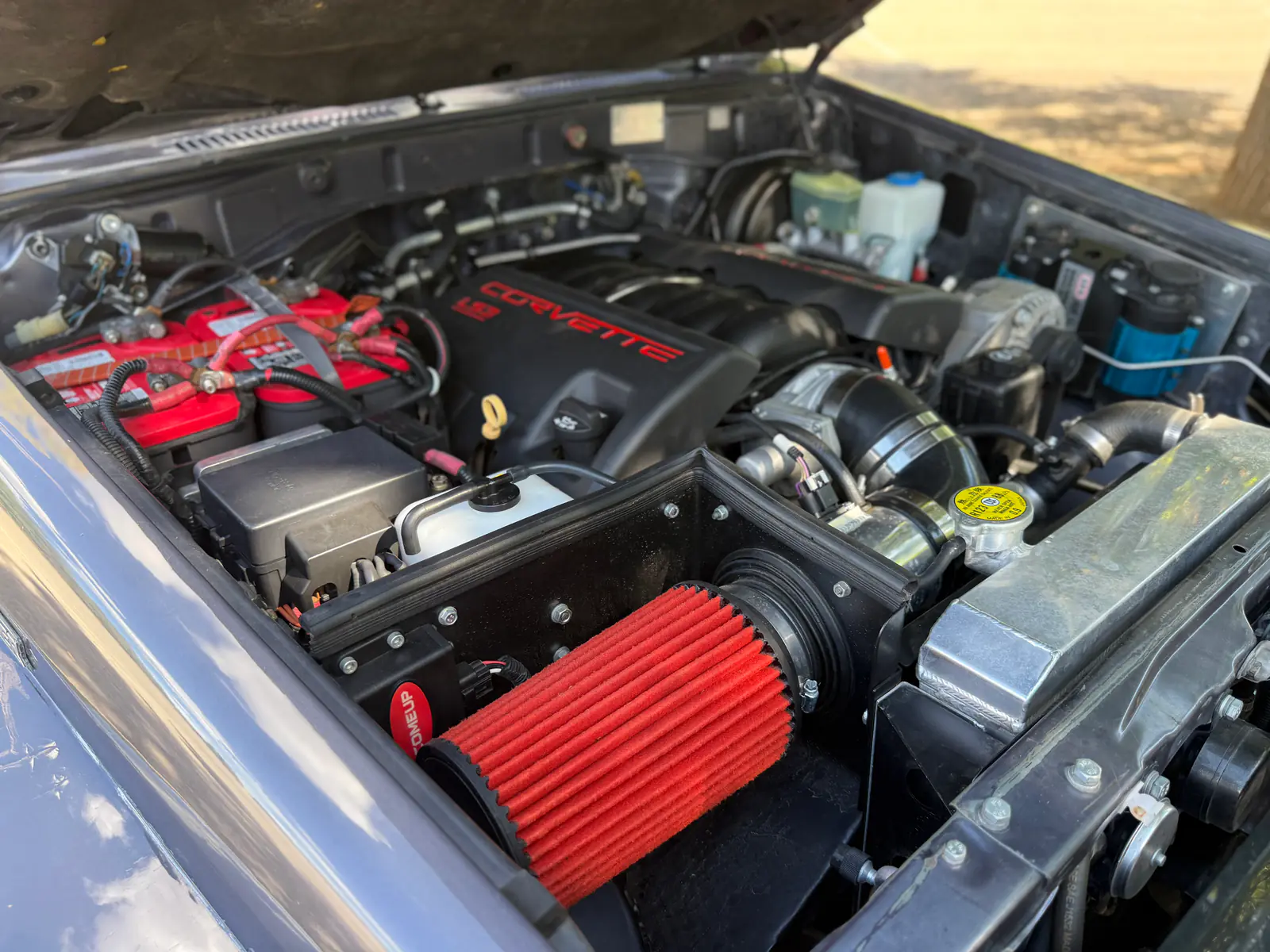 1985 BJ73 LS3 engine bay and intake