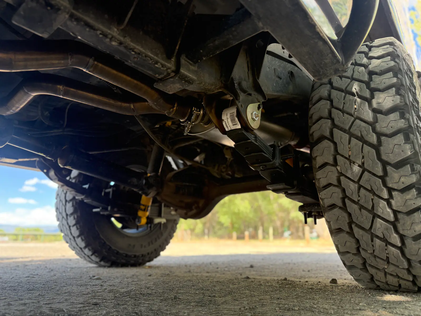 1985 BJ73 Land Cruiser front undercarriage