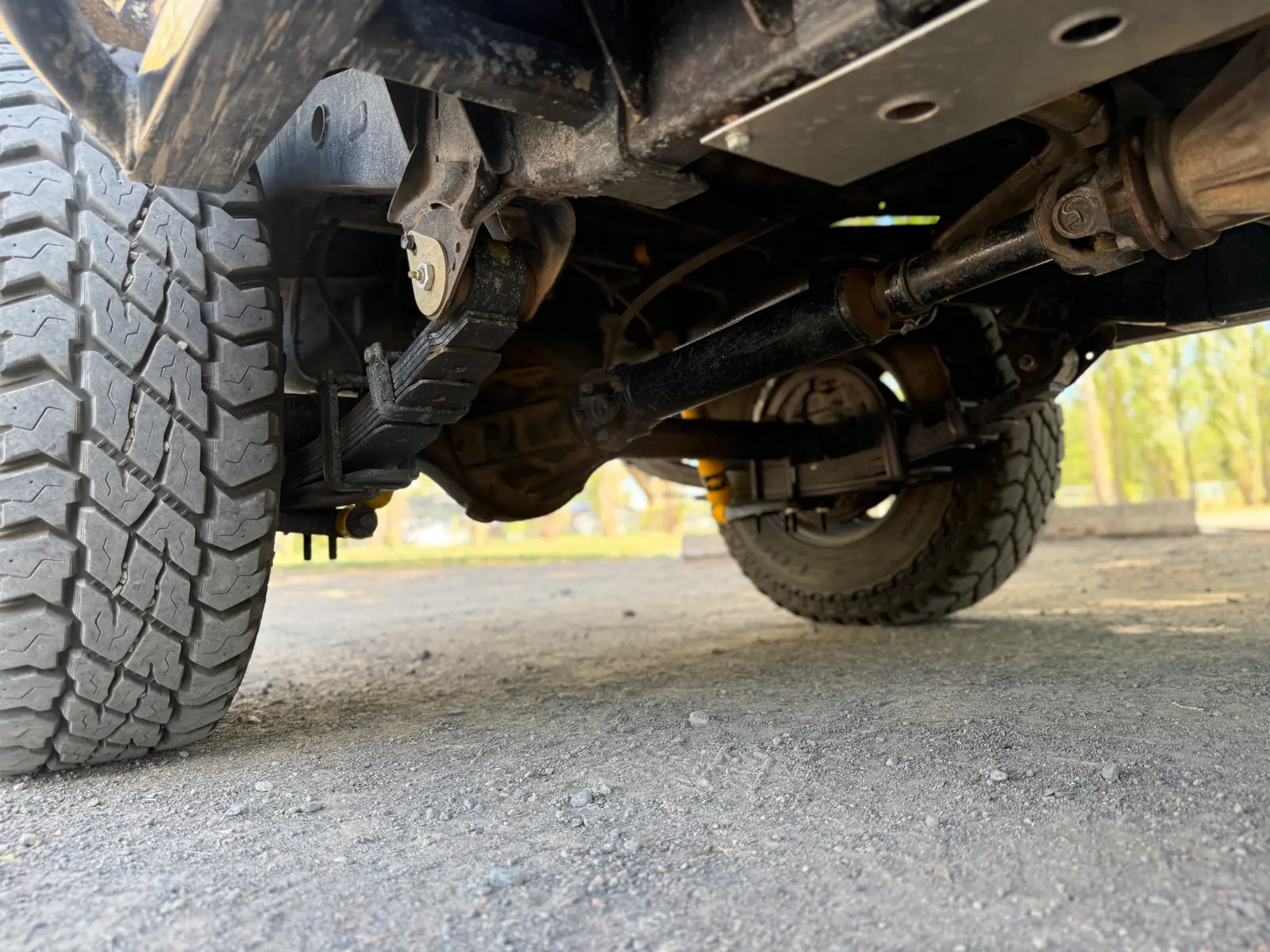 1985 BJ73 Land Cruiser rear undercarriage