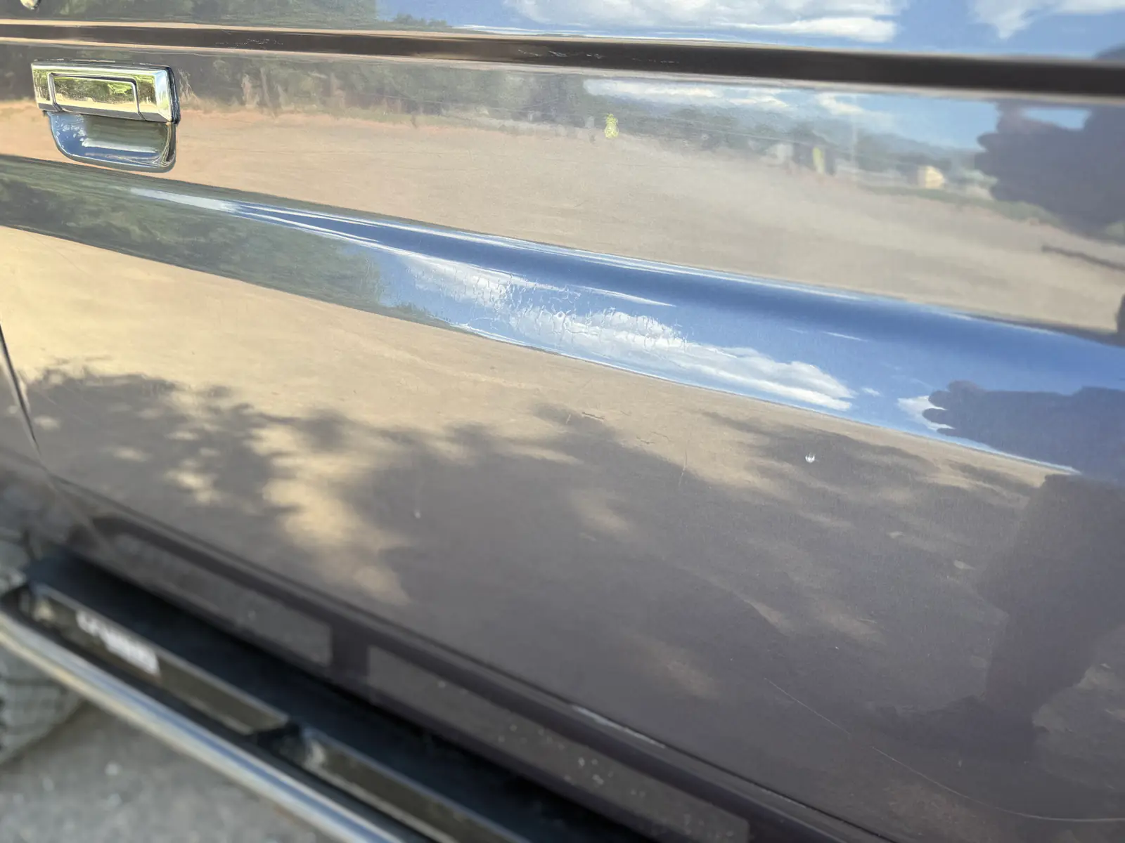 Body filler shrinkage and cracking on the 1985 BJ73