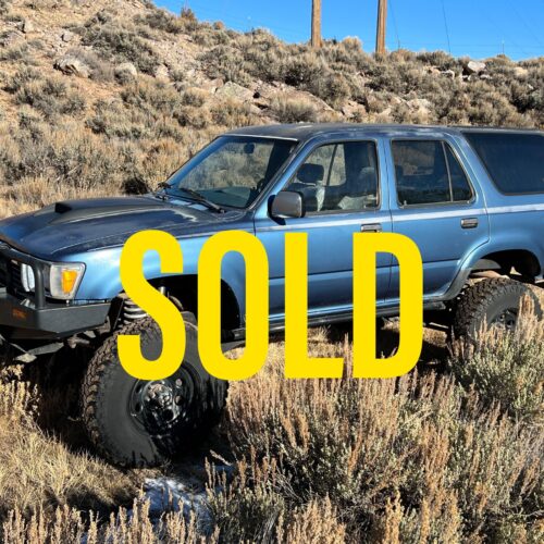 Cummins Diesel 1991 Toyota 4 Runner with FZJ80 Axles