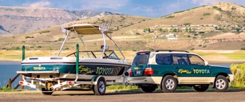 Toybota!  Matching 1999 Toyota Land Cruiser and Toyota Epic 22 Ski Boat - Image 2