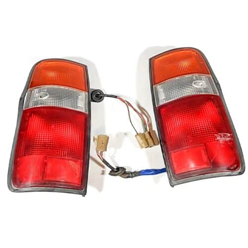 Both rear turn signal combination lamps from a 1992 Fj80 Proffitts Resurrection Land Cruisers