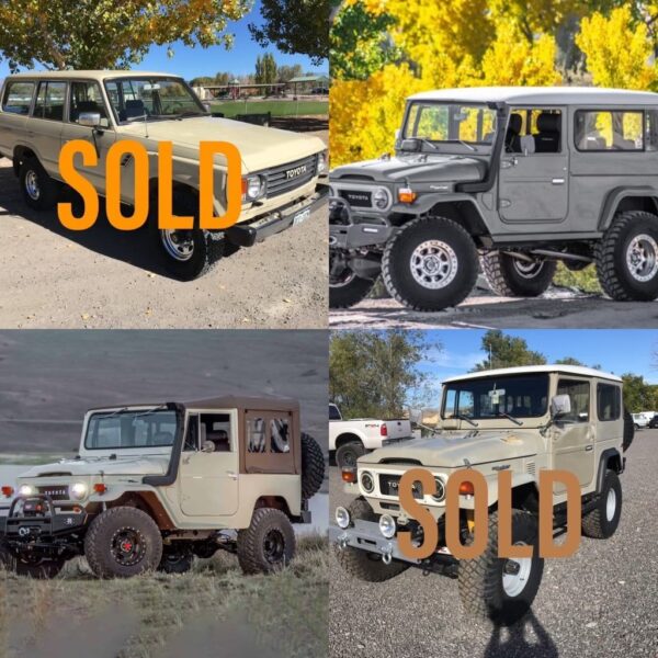4 different land cruisers, 2 that have recently sold and 2 that are still for sale over $20,000