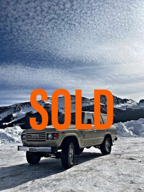 Low Mile Survivor 1983 Toyota Land Cruiser FJ60
