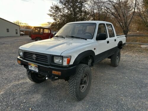 The Trifecta! 1996 Left Hand Drive Toyota HiLux Double Cab Pickup - Image 25