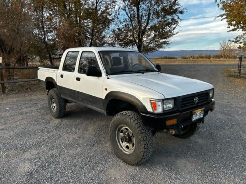 The Trifecta! 1996 Left Hand Drive Toyota HiLux Double Cab Pickup - Image 2