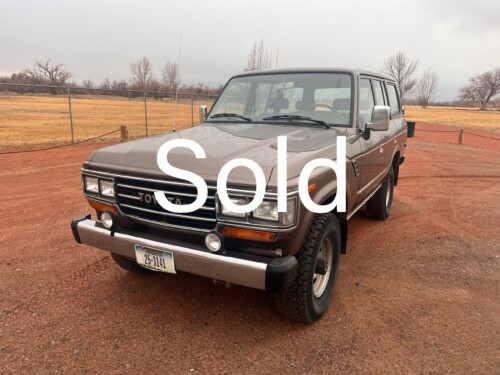 1989 FJ62 Land Cruiser, 5 speed, Low miles