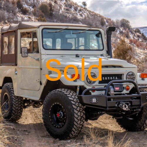 1969 FJ40 Stage 3 Body-off Resto-mod with Cummins Diesel.